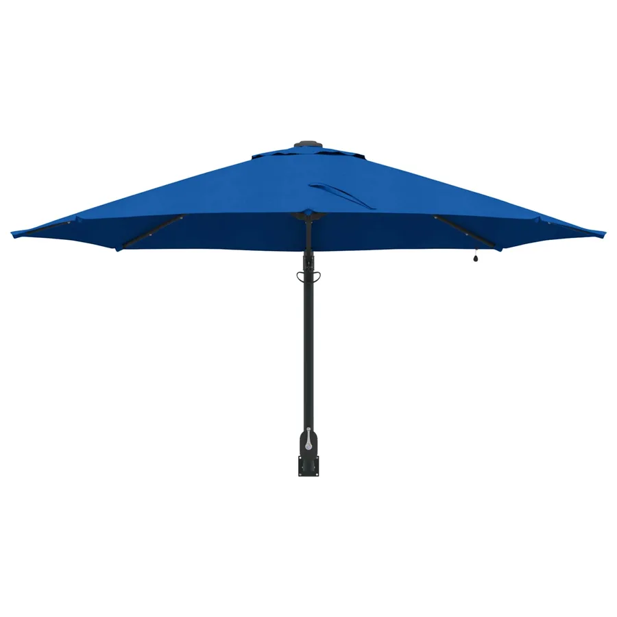 Parasol de jardin 248 x 248 x 148 cm Polyester et Acier Azur - 4