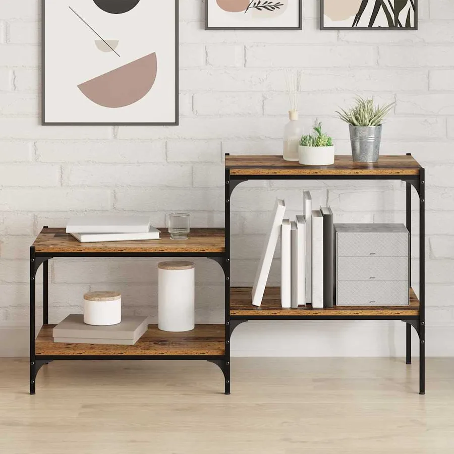Étagère à livres 4 pcs Marron 60 x 40 x 1,5 cm - 3