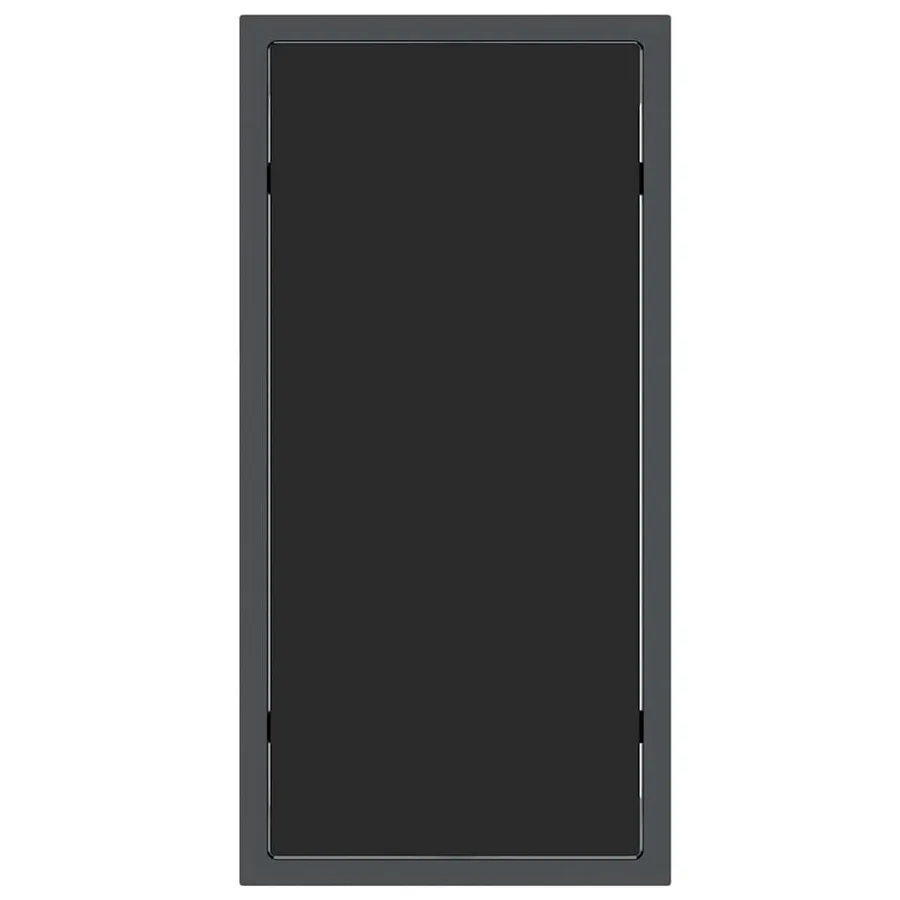 Transats 2-personne 3 pcs Noir et anthracite Acier - 7