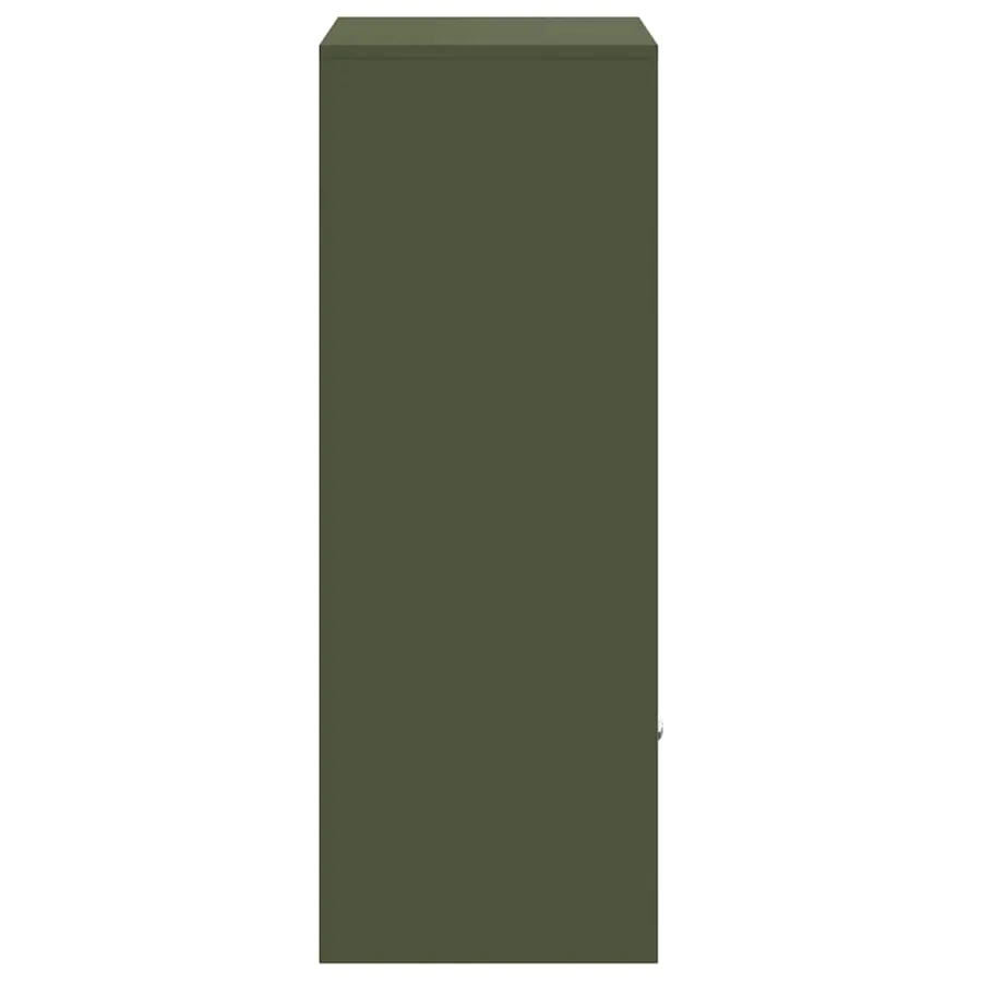 Boîte de dépôt de colis Vert olive 47,5 x 38 x 59 cm Acier - 6