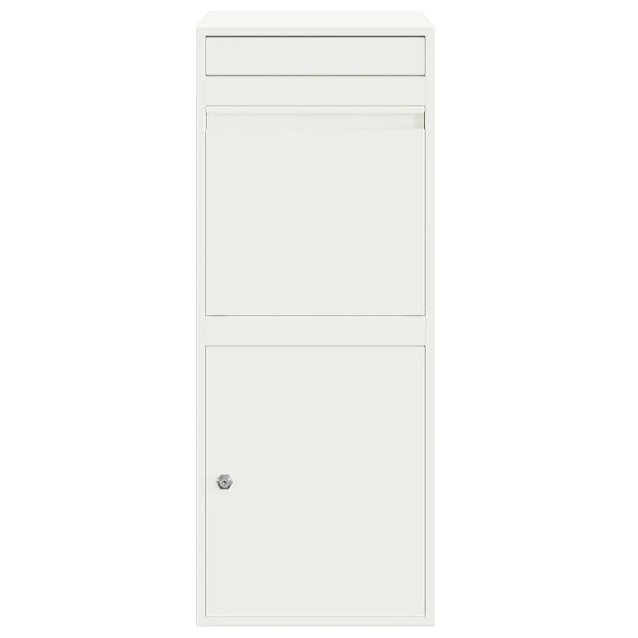 Boîte de dépôt de colis Blanc 47,5 x 38 x 59 cm Acier - 5