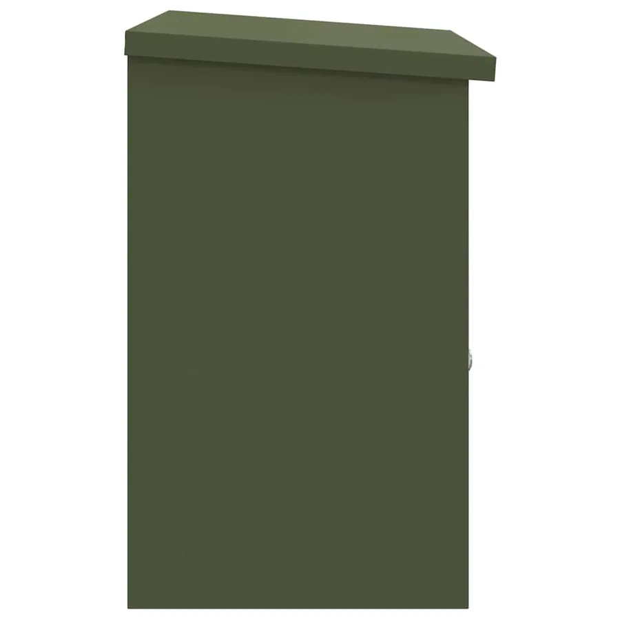 Boîte de dépôt de colis Vert olive 47,5 x 38 x 59 cm Acier - 6