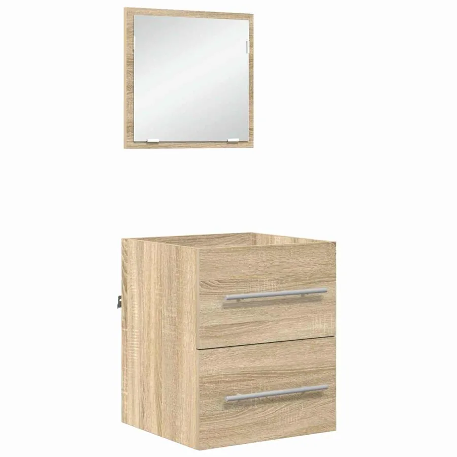 Ensemble de mobilier de salle de bain Marron 41 x 38,5 x 48 cm - 2