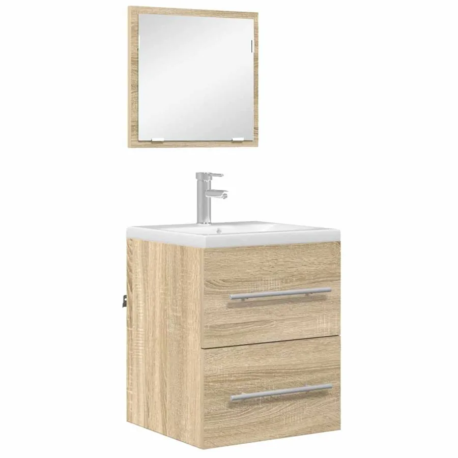 Ensemble de mobilier de salle de bain Marron 41 x 38,5 x 48 cm - 3