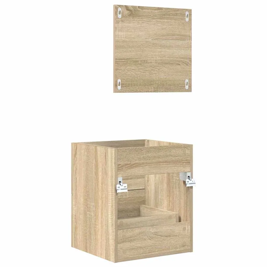 Ensemble de mobilier de salle de bain Marron 41 x 38,5 x 48 cm - 8