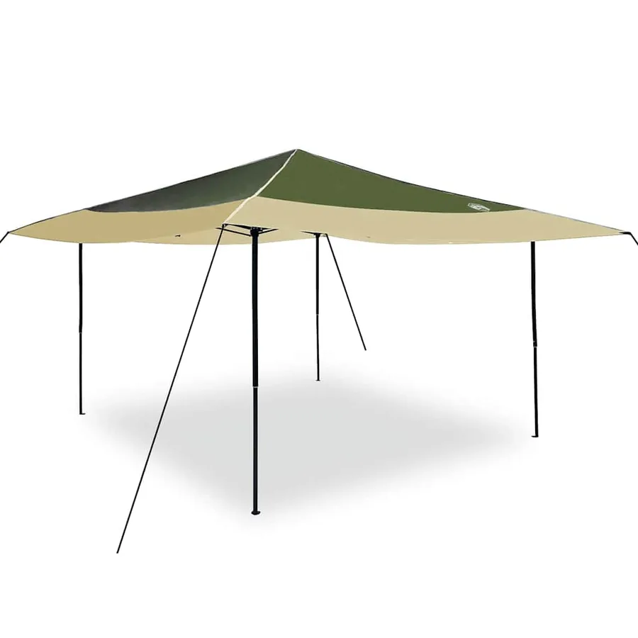 Tente à abri Vert 395 x 395 x 251 cm tissu - 4