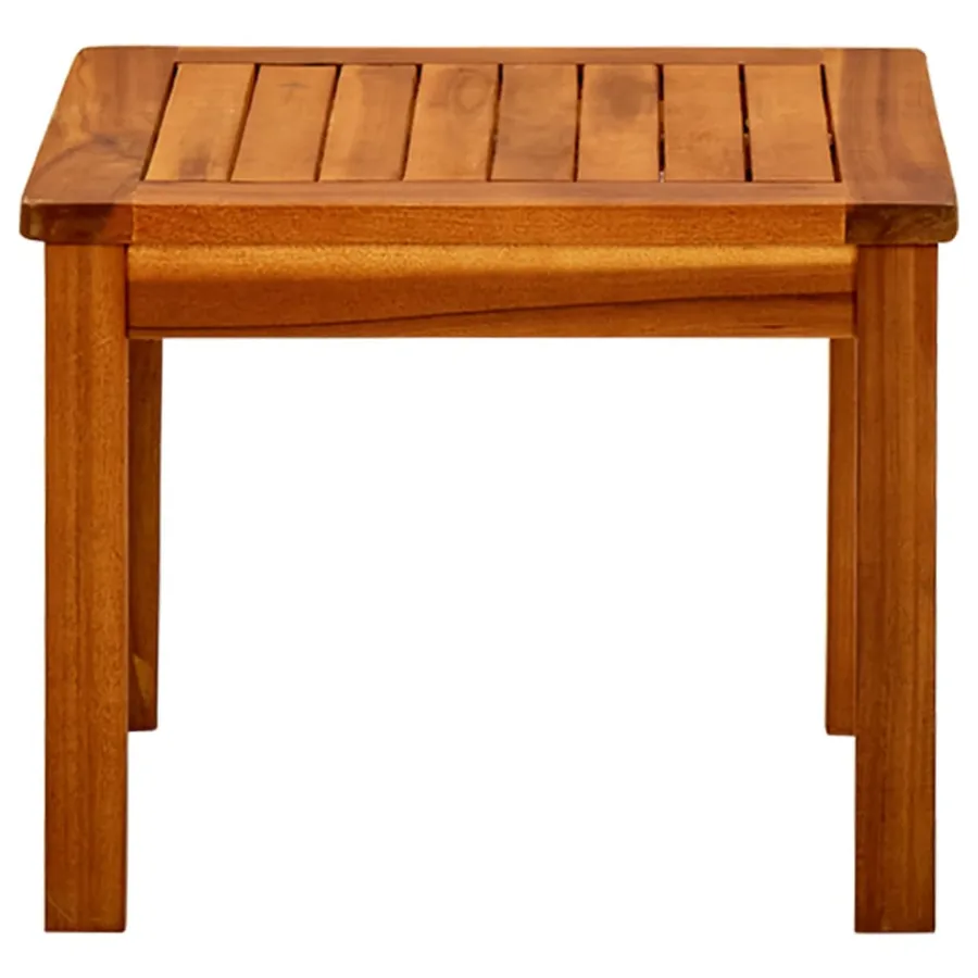 Table basse de jardin 45x45x36 cm Bois solide d'acacia - 2