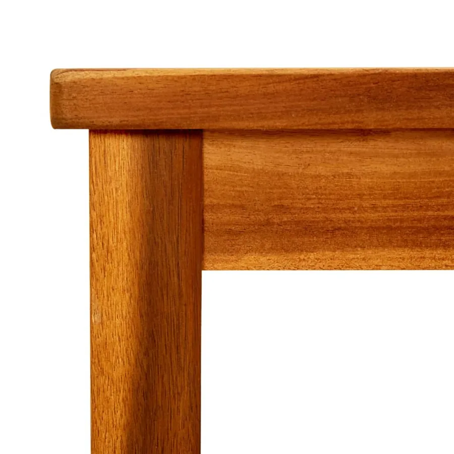 Table basse de jardin 45x45x36 cm Bois solide d'acacia - 5
