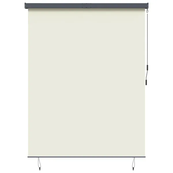 Store enrouleur Crème 220 x 250 cm Tissu et Aluminium