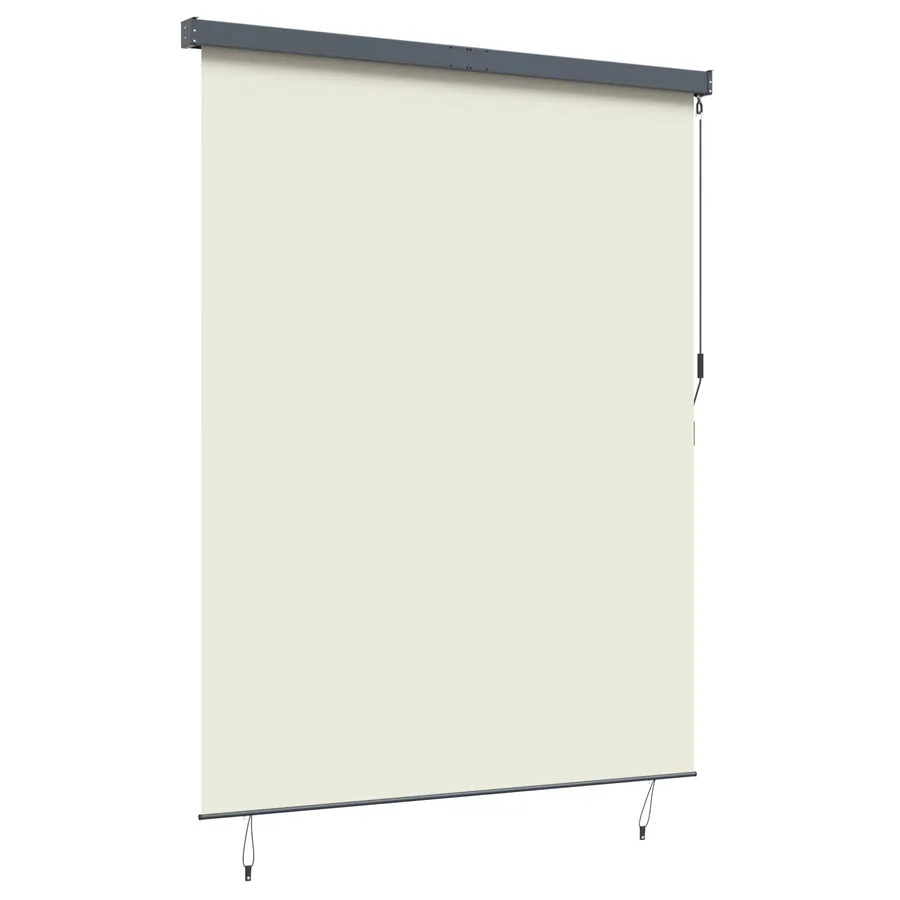 Store enrouleur Crème 220 x 250 cm Tissu et Aluminium - 2