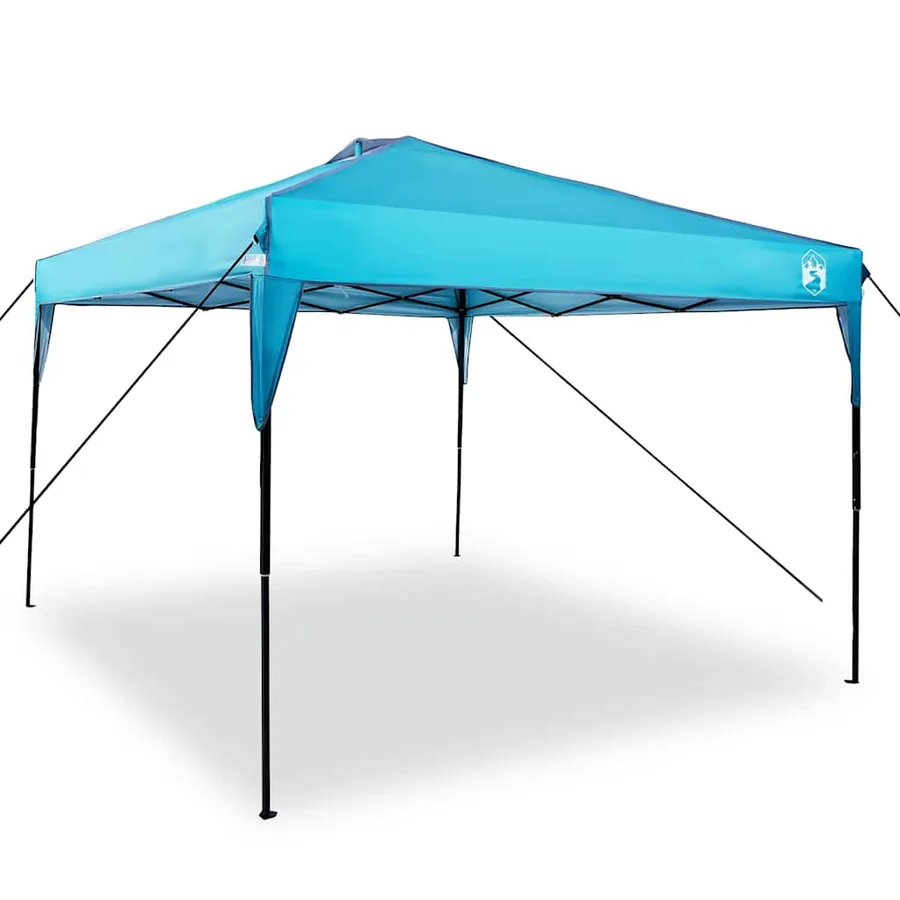 Tente à abri Bleu 290 x 290 x 251 cm tissu - 4