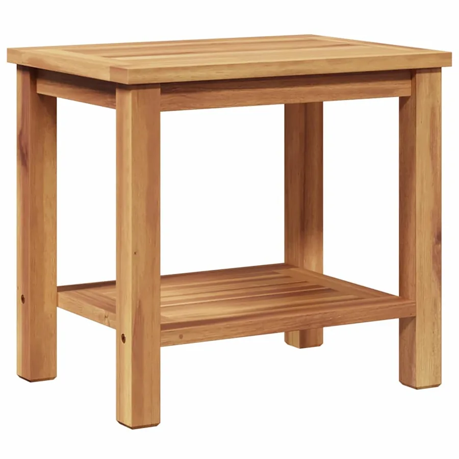 Table basse Marron 50 x 35 x 45 cm Bois de teck massif - 7