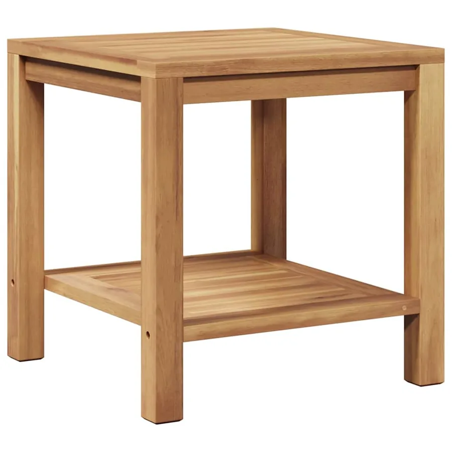 Table basse Marron 45 x 45 x 45 cm Bois de teck massif - 2