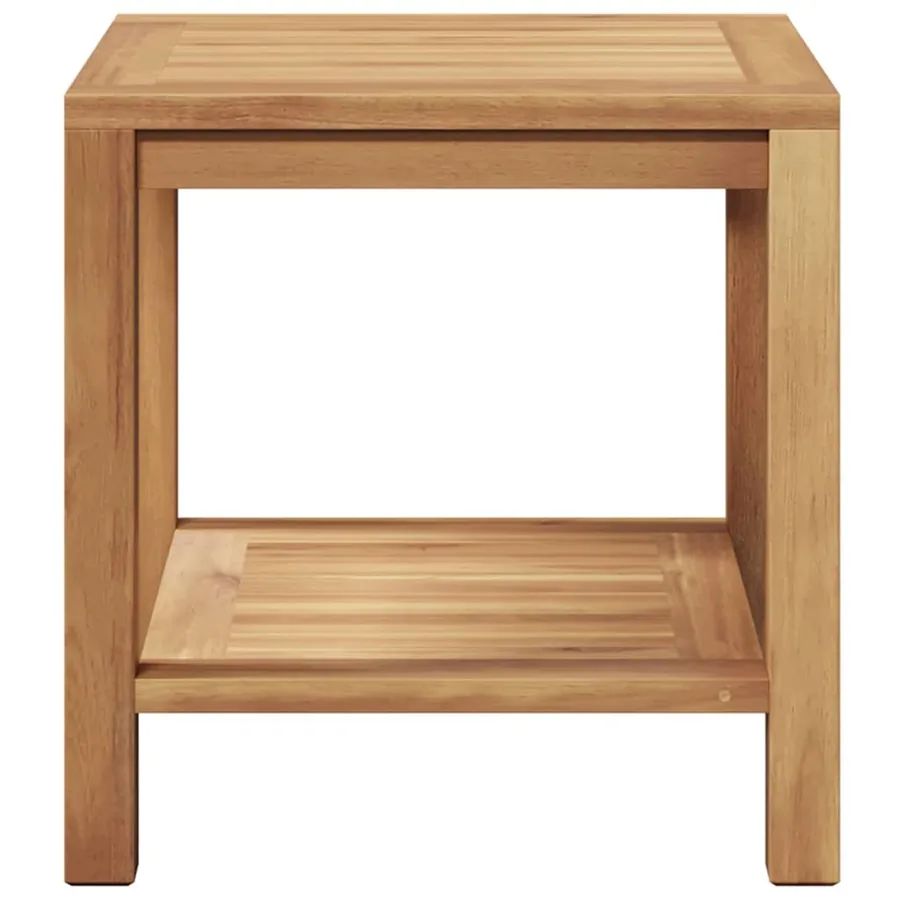 Table basse Marron 45 x 45 x 45 cm Bois de teck massif - 5