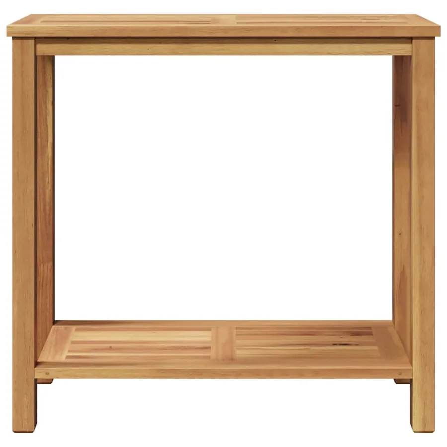 Table console Marron 80 x 35 x 75 cm Bois de teck massif - 5