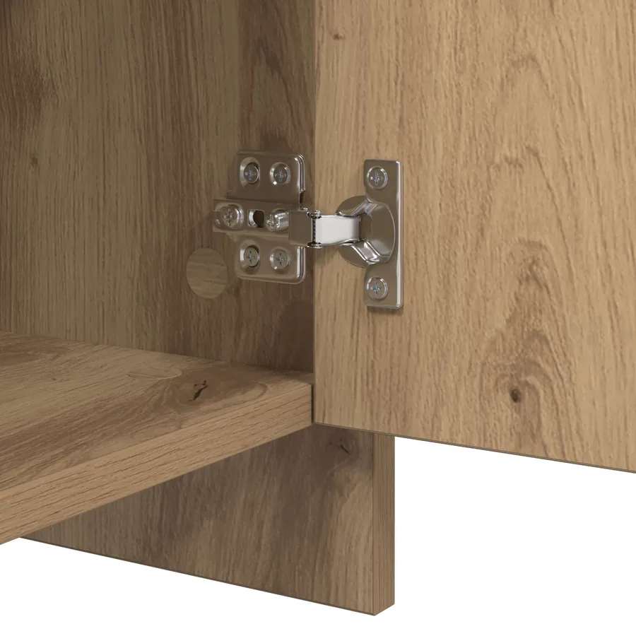 Buffet Chêne artisanal 70 x 41 x 75 cm Bois d'ingénierie - 8