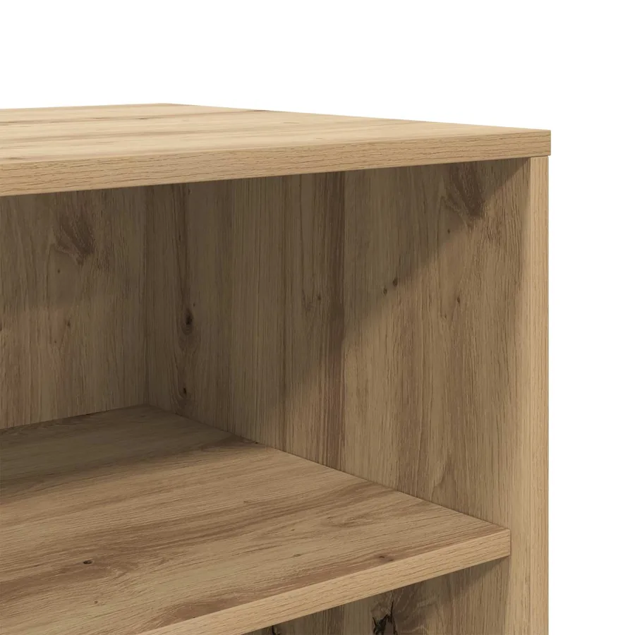 Buffet 3 pcs Chêne artisanal 70 x 41 x 75 cm Bois d'ingénierie - 8