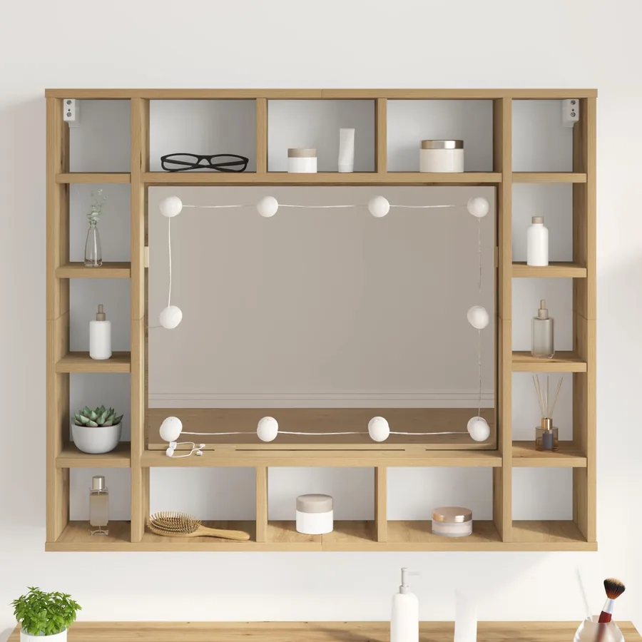 Lampes miroir 2 pcs Blanc 4.5 x 4.5 x 4.8 cm Plastique