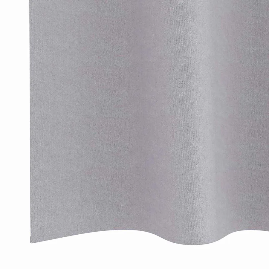 Rideaux occultants avec anneaux 2 pcs Gris métal 225 x 140 cm - 6