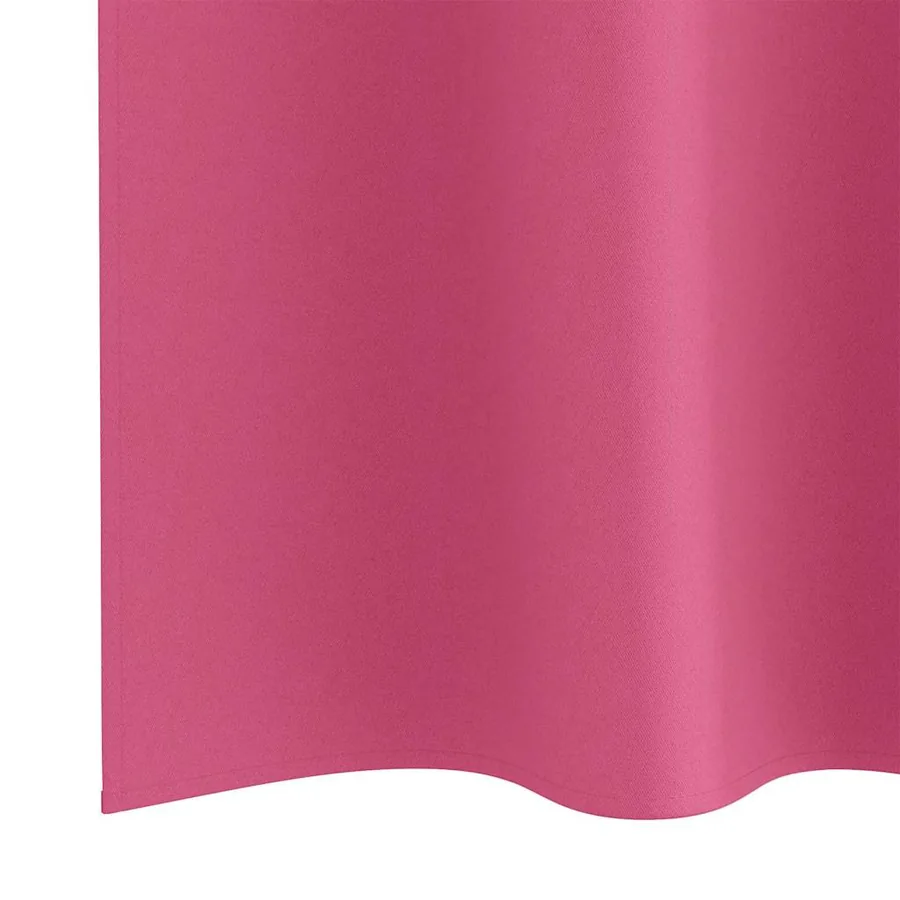 Rideaux occultants avec anneaux 2 pcs Rose vif 260 x 140 cm - 6