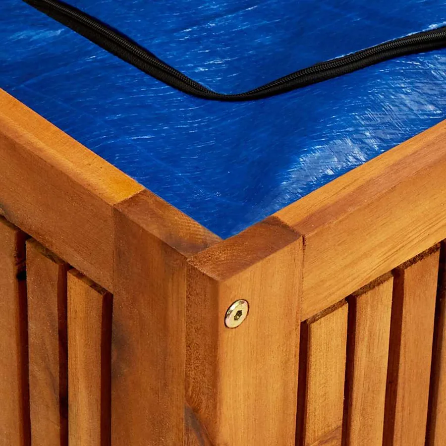 Boîte de rangement de jardin 150x80x75 cm Bois d'acacia solide - 10