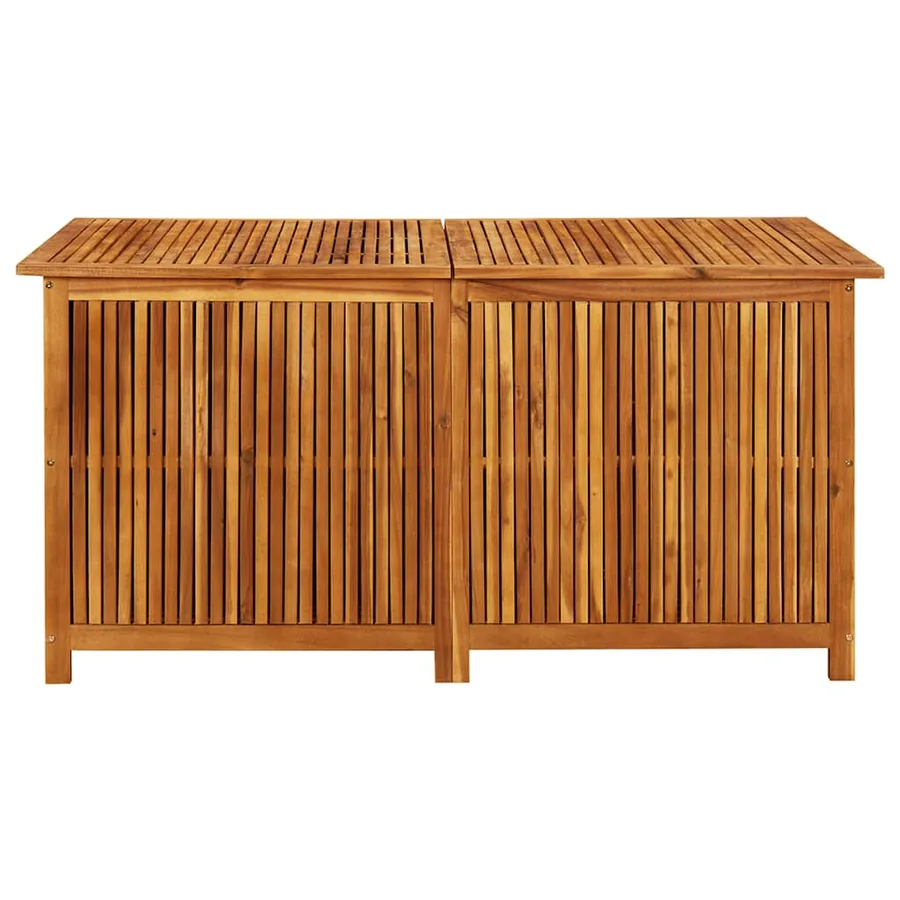 Boîte de rangement de jardin 150x80x75 cm Bois d'acacia solide - 4
