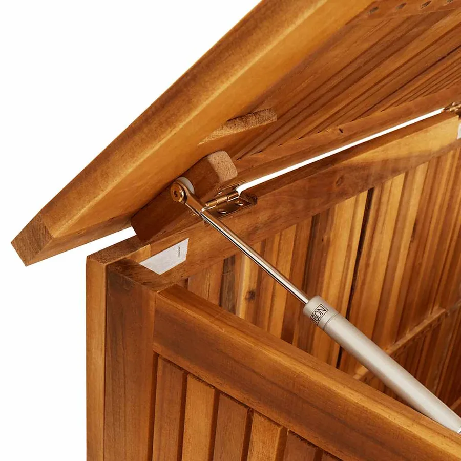 Boîte de rangement de jardin 150x80x75 cm Bois d'acacia solide - 8