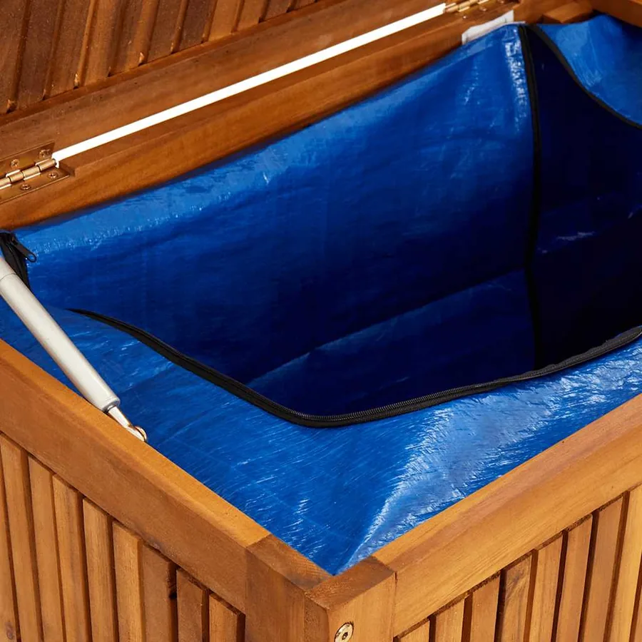 Boîte de rangement de jardin 150x80x75 cm Bois d'acacia solide - 9