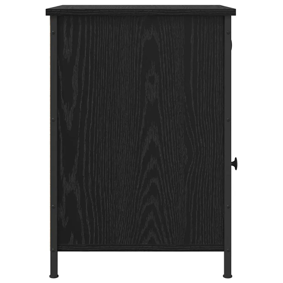 Cabinet de chevet Chêne noir 40 x 42 x 60 cm Bois d'ingénierie - 7