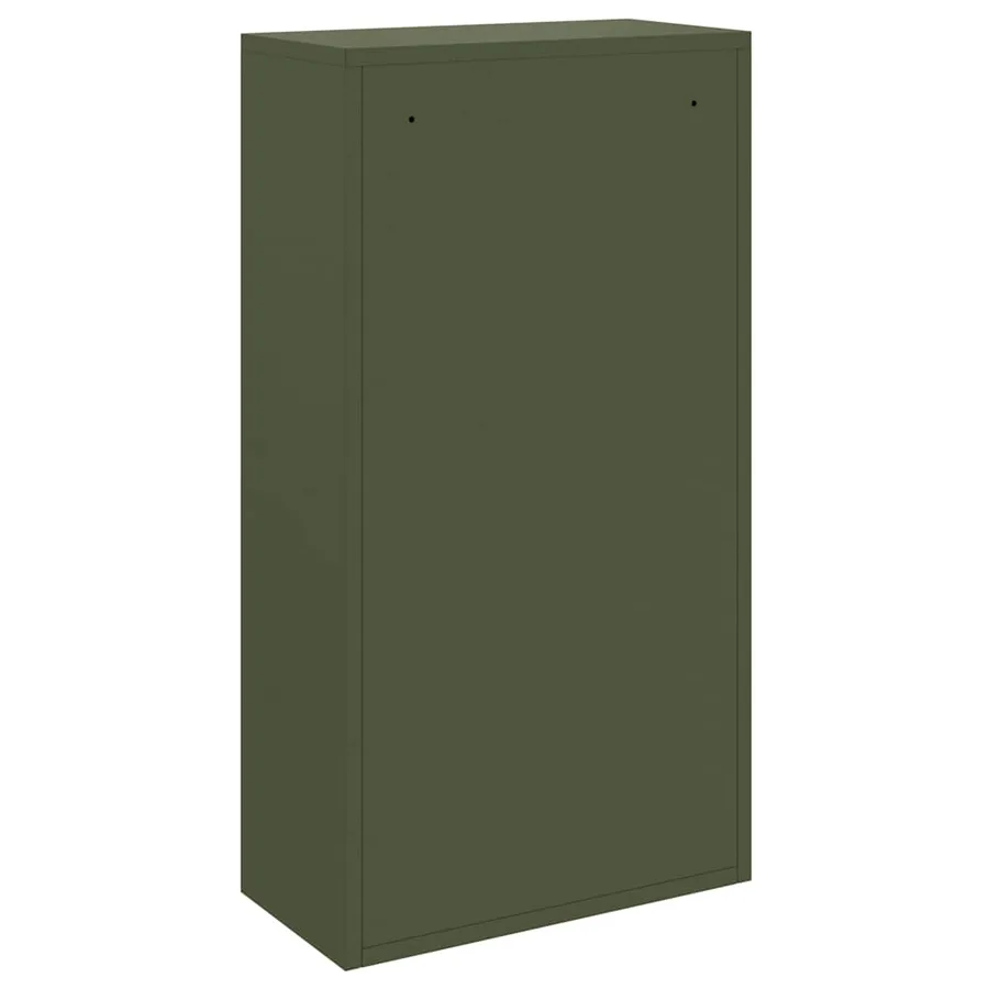 Boîte de dépôt de colis Vert olive 44 x 22 x 82 cm Acier - 7