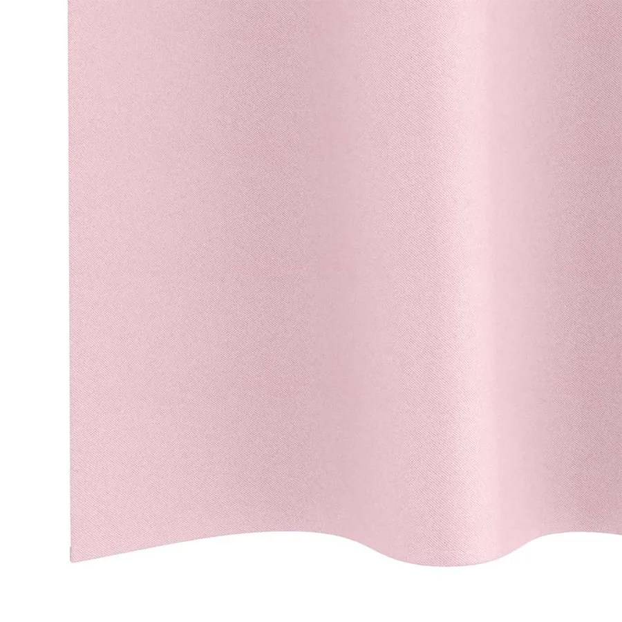 Rideaux occultants avec anneaux 2 pcs Rose bébé 245 x 140 cm - 6