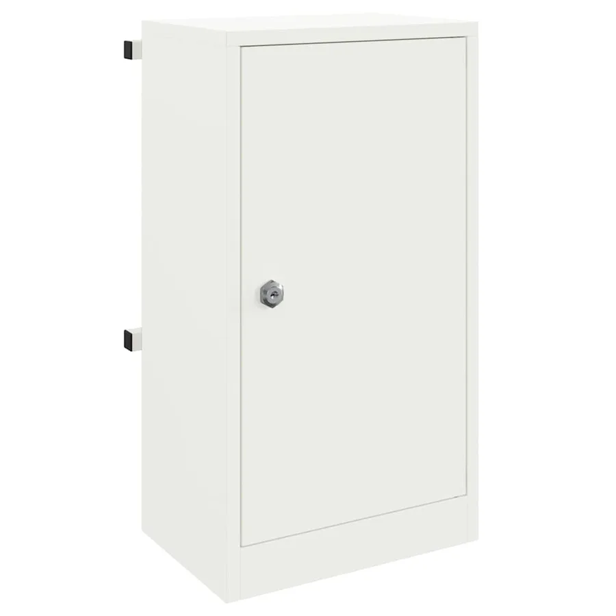 boîte aux lettres avec stockage Blanc 30 x 20 x 55 cm Acier - 2