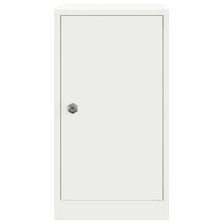 boîte aux lettres avec stockage Blanc 30 x 20 x 55 cm Acier - 5