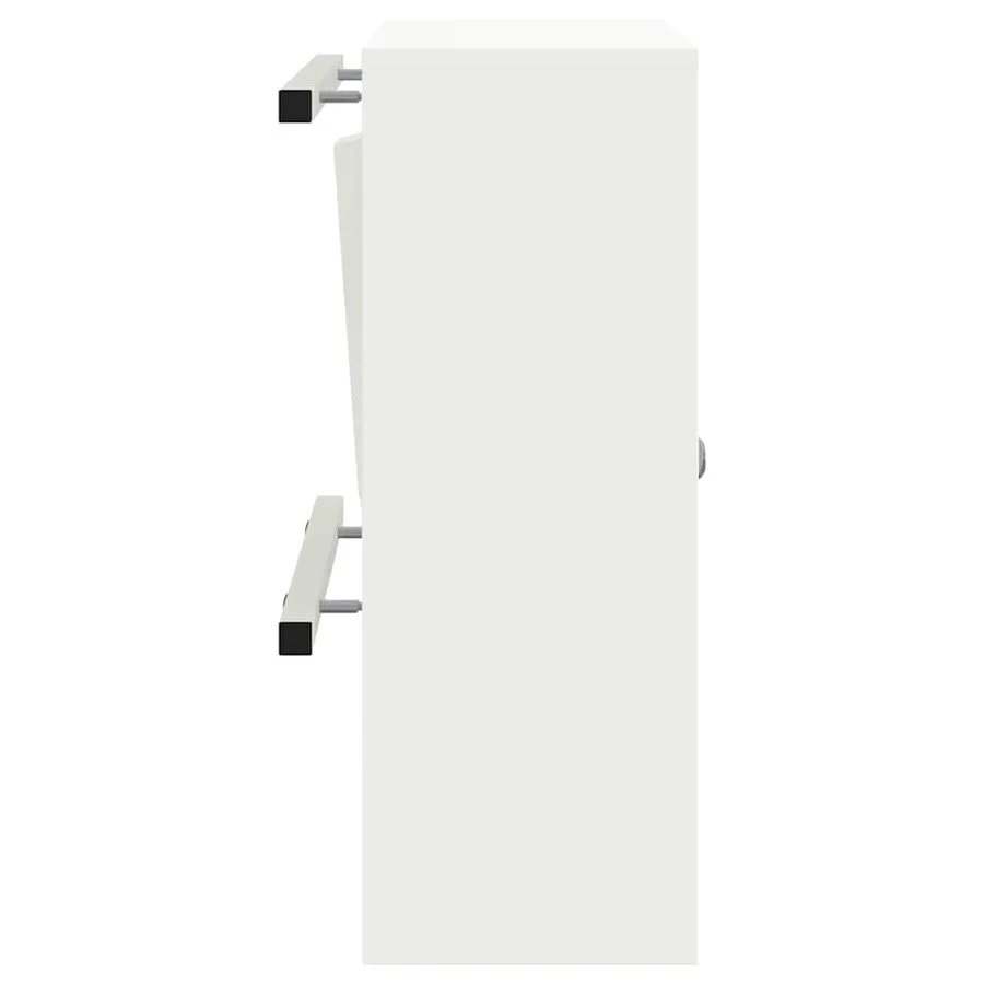 boîte aux lettres avec stockage Blanc 30 x 20 x 55 cm Acier - 6