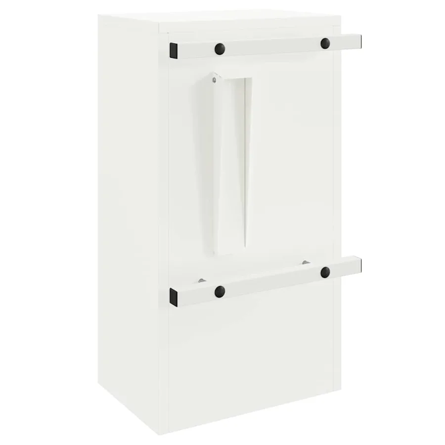 boîte aux lettres avec stockage Blanc 30 x 20 x 55 cm Acier - 7