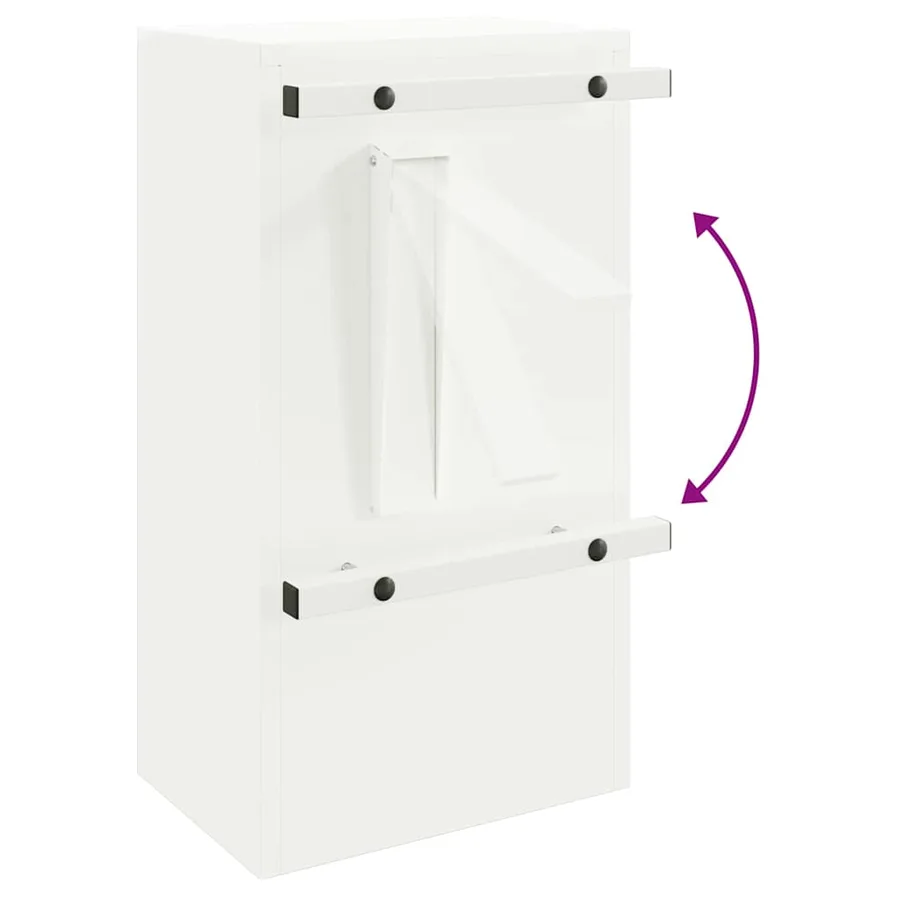 boîte aux lettres avec stockage Blanc 30 x 20 x 55 cm Acier - 9