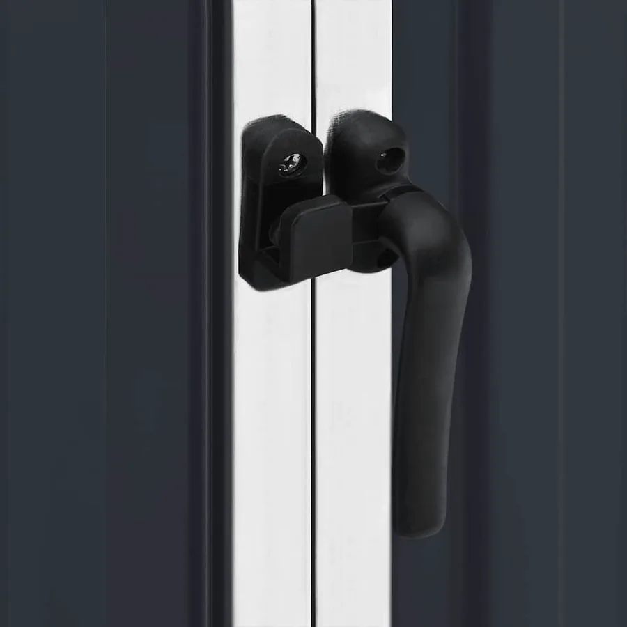 Abri de jardin Anthracite 195x198x159 cm Acier galvanisé - 10