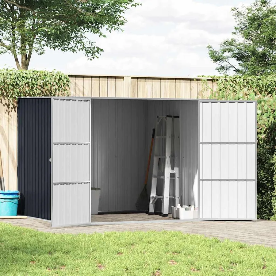 Abri de jardin Anthracite 195x198x159 cm Acier galvanisé - 3