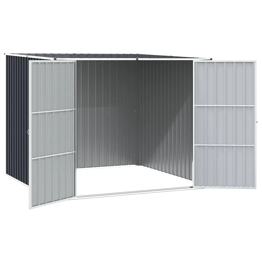 Abri de jardin Anthracite 195x198x159 cm Acier galvanisé - 6
