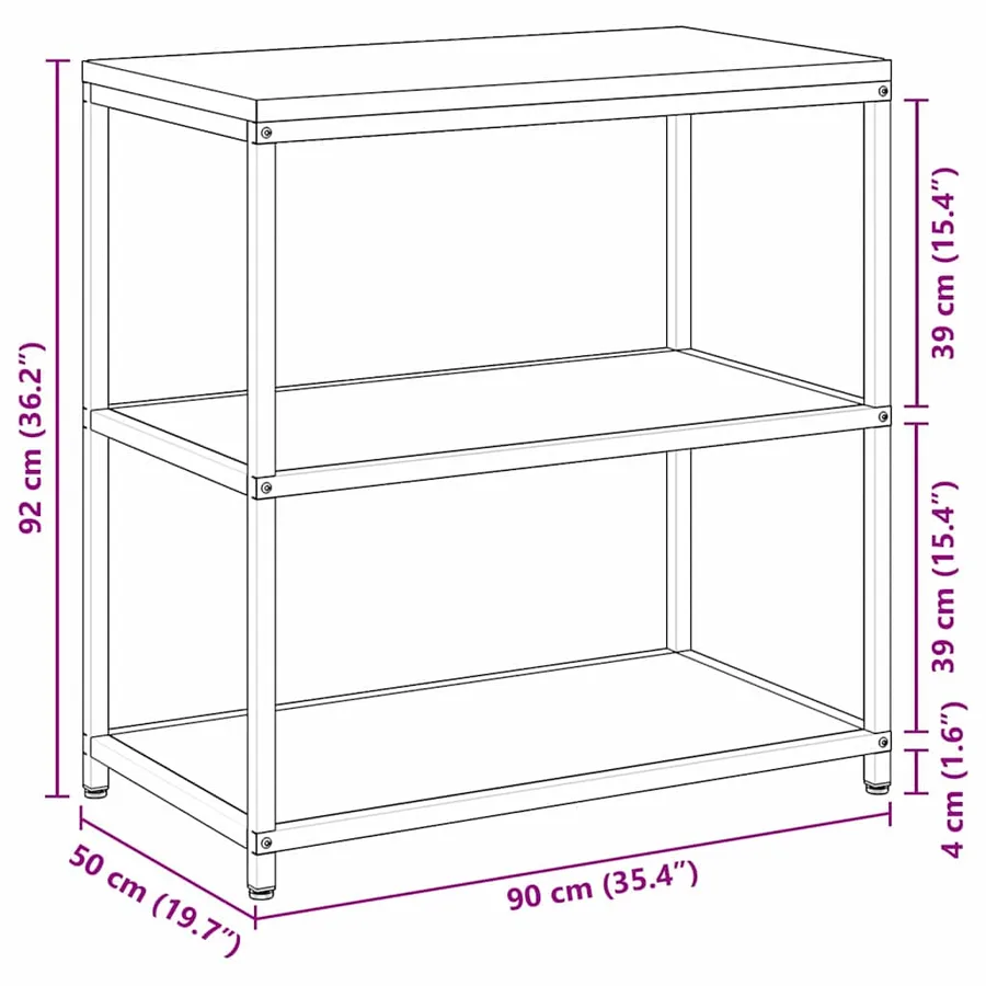 Rangement de cuisine HATTEM Vert olive 90 x 50 x 92 cm Acier - 13