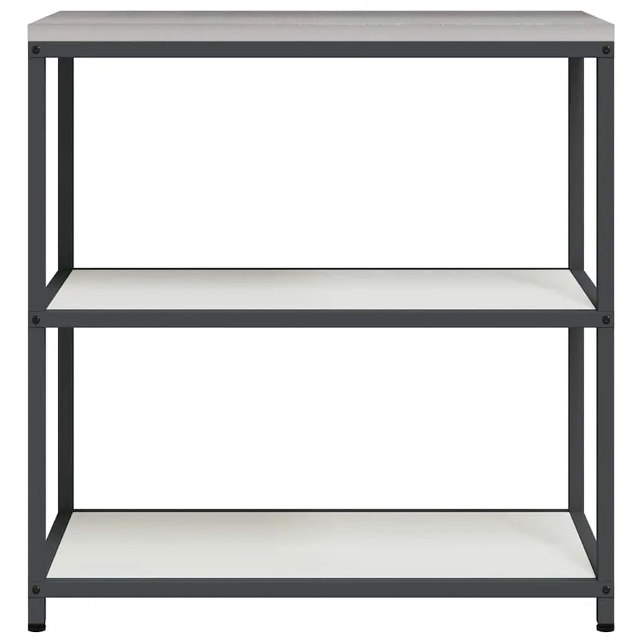 Rangement de cuisine HATTEM Blanc 90 x 50 x 92 cm Acier - 7