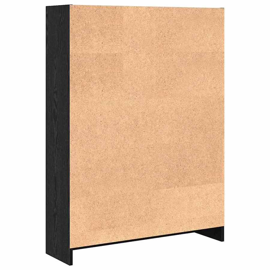 Étagère Chêne noir 80 x 24 x 109 cm Bois d'ingénierie - 7