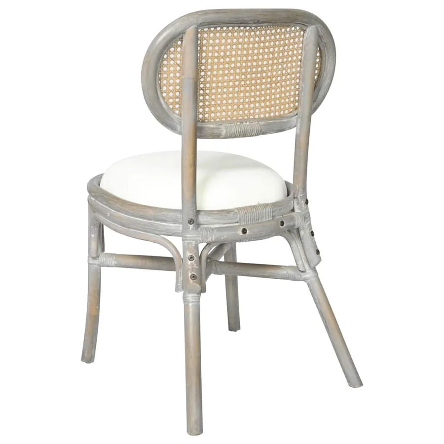 Chaises à manger lot de 2 gris Lin - 5