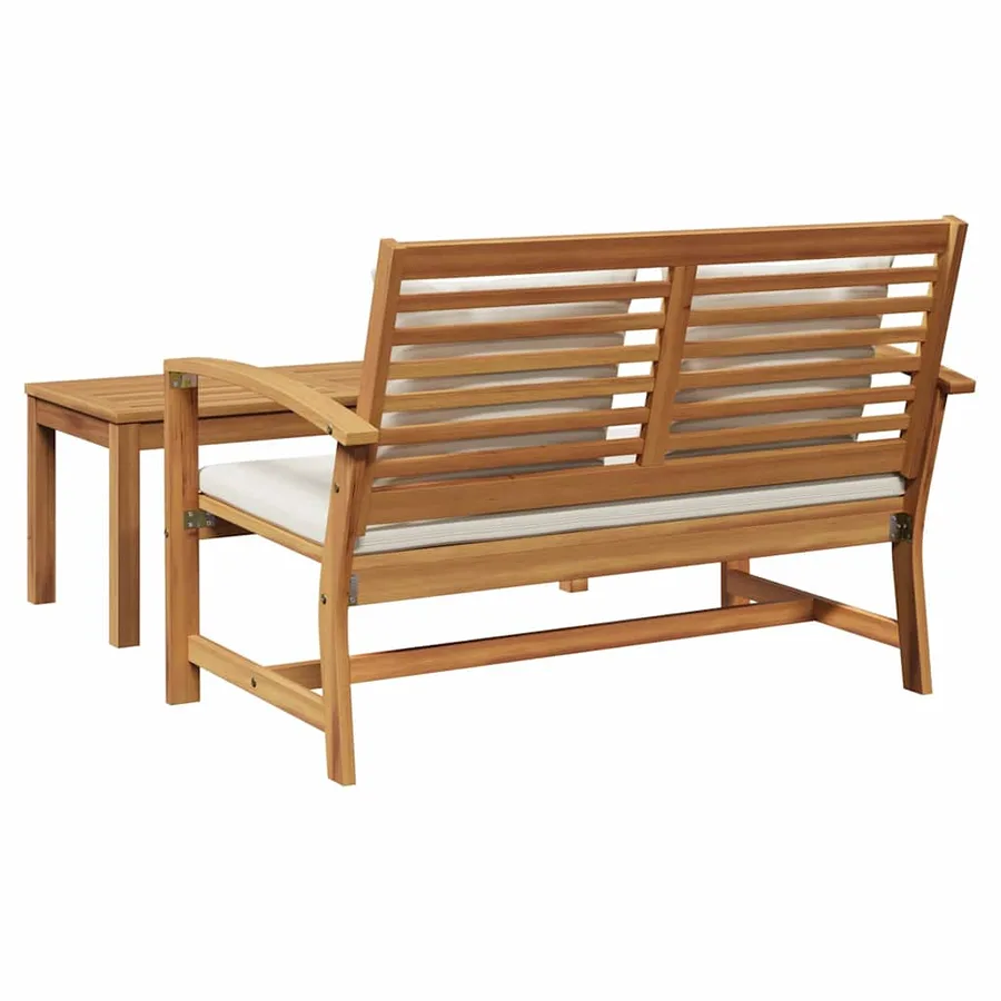 Ensemble banc et table de jardin avec coussin 2 Pièce - 7