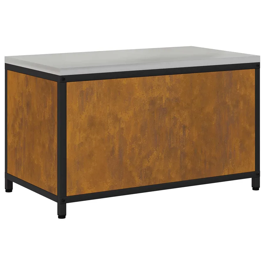 Rangement de cuisine HATTEM Rouillé 90 x 50 x 53 cm Acier - 10