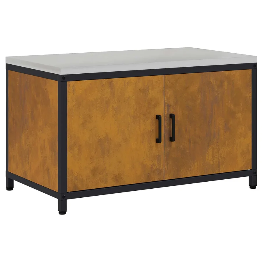 Rangement de cuisine HATTEM Rouillé 90 x 50 x 53 cm Acier - 2