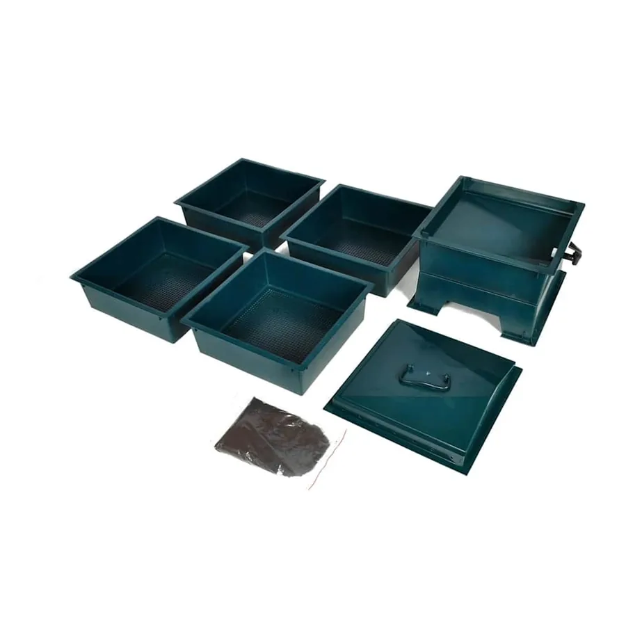 Lombricomposteur 4 plateaux 42 x 42 x 60 cm - 3