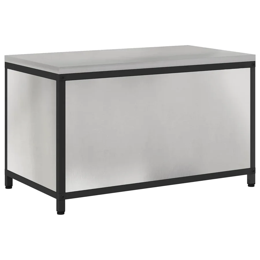 Rangement de cuisine HATTEM Argenté 90 x 50 x 53 cm Acier - 12