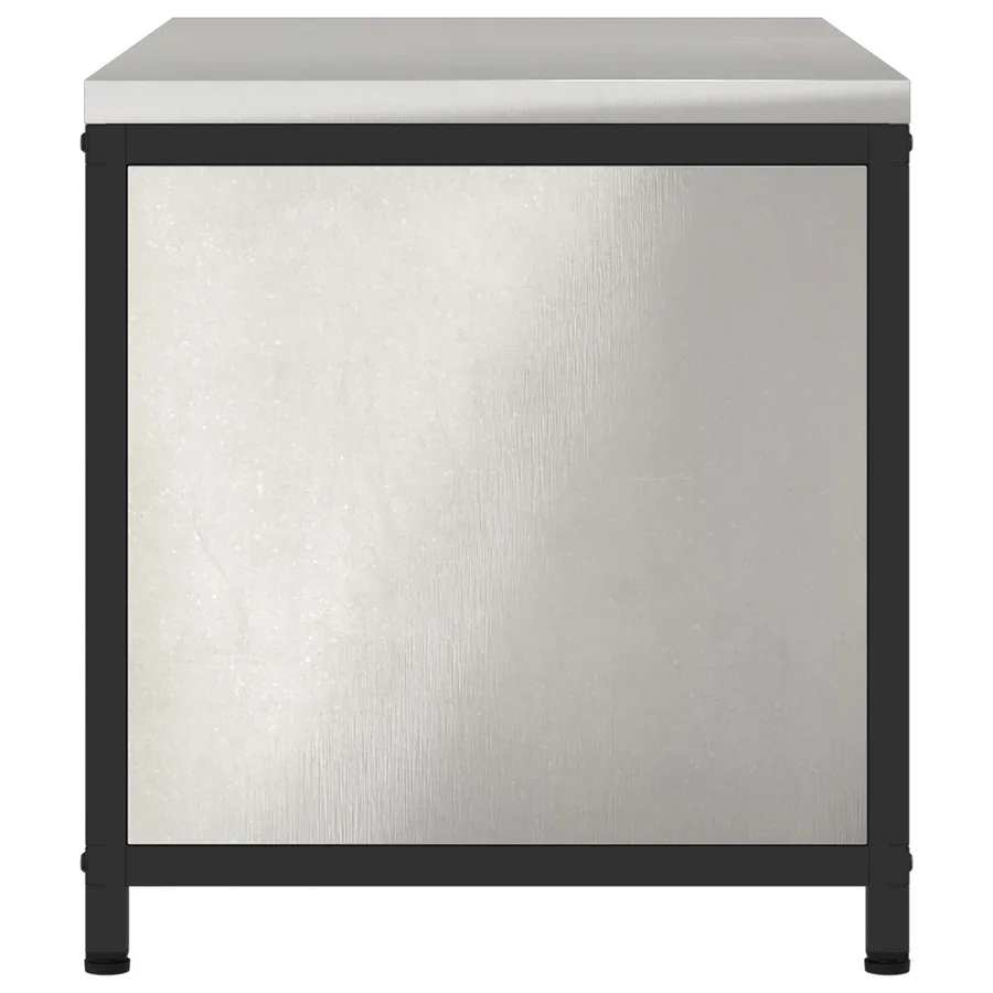 Rangement de cuisine HATTEM Argenté 90 x 50 x 53 cm Acier - 8