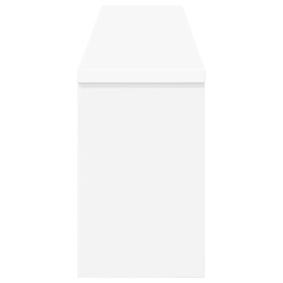 Porte-manteau mural Blanc 100 x 16 x 26 cm Bois d'ingénierie - 6